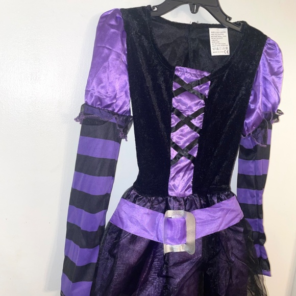 Little Naughty Violet Witch Girls Costume Size Large - Picture 10 of 16
